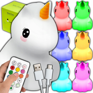 Viacfarebná nočná lampa Logit